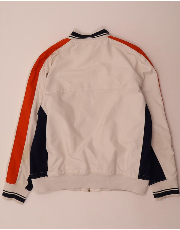 Jachetă de trening pentru bărbați Nike UK 45/47 XL, poliester color bloc alb
