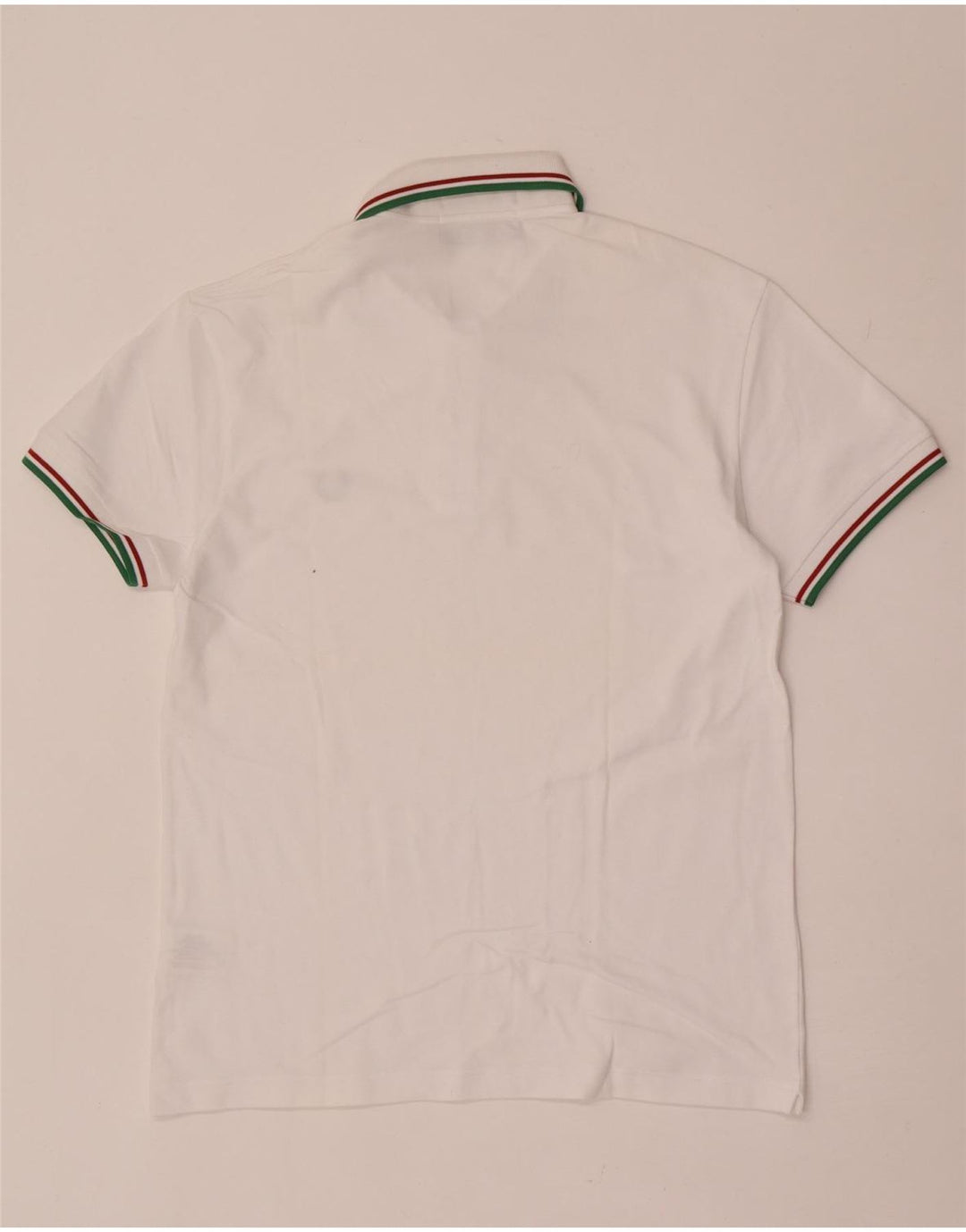 Cămașă polo pentru bărbați Fred Perry, ușor și elastic, bumbac alb mediu