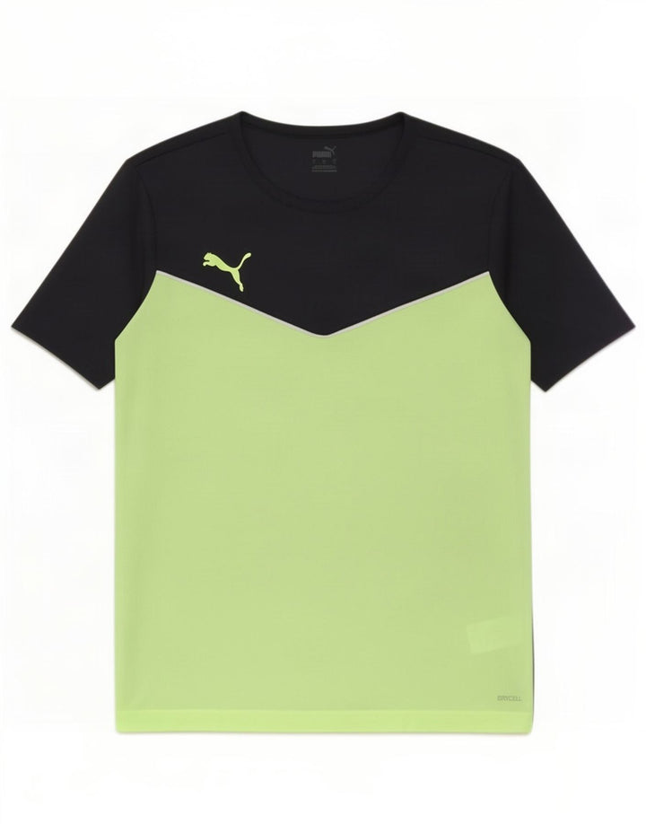 Tricou pentru bărbați Puma Top mare, negru, poliester color bloc