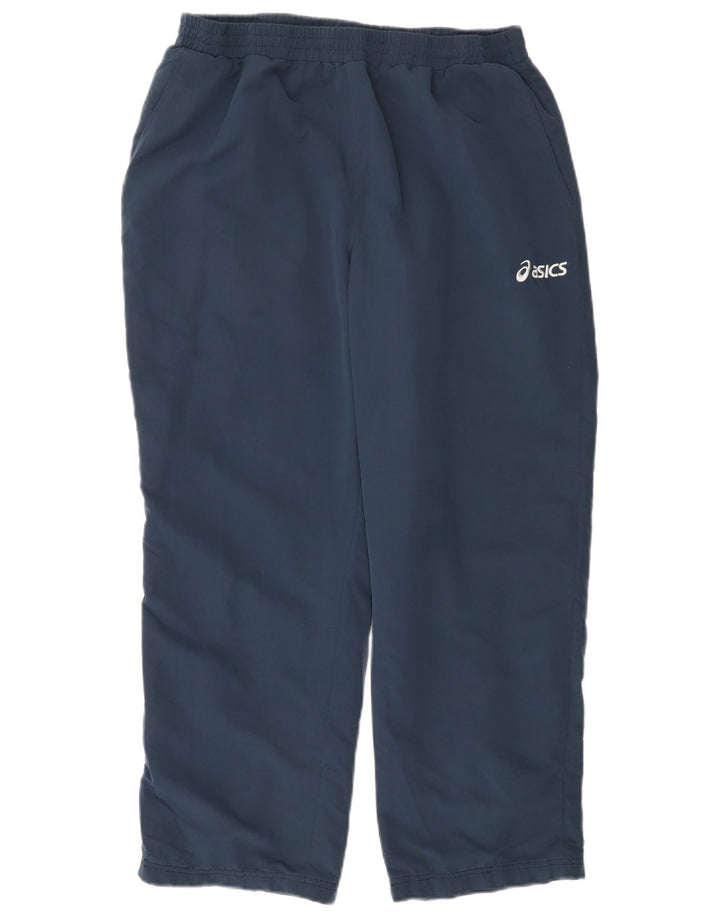 Pantaloni de trening ASICS pentru bărbați, poliester bleumarin 2XL