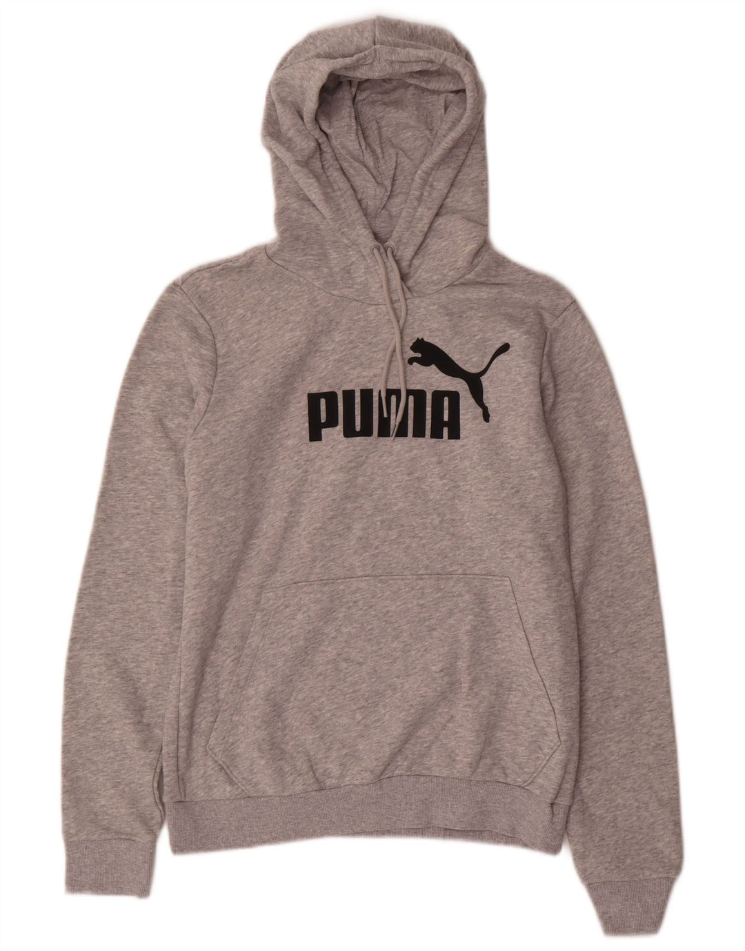Pulover cu capota cu grafic Puma pentru femei UK 12, gri mediu