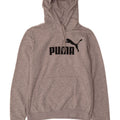 Pulover cu capota cu grafic Puma pentru femei UK 12, gri mediu