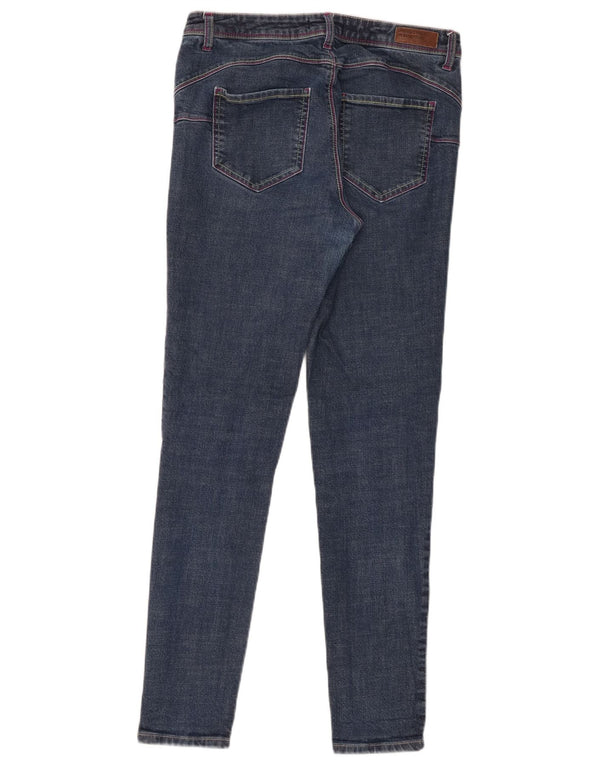 Blugi skinny pentru femei Benetton W31 L30 bumbac bleumarin