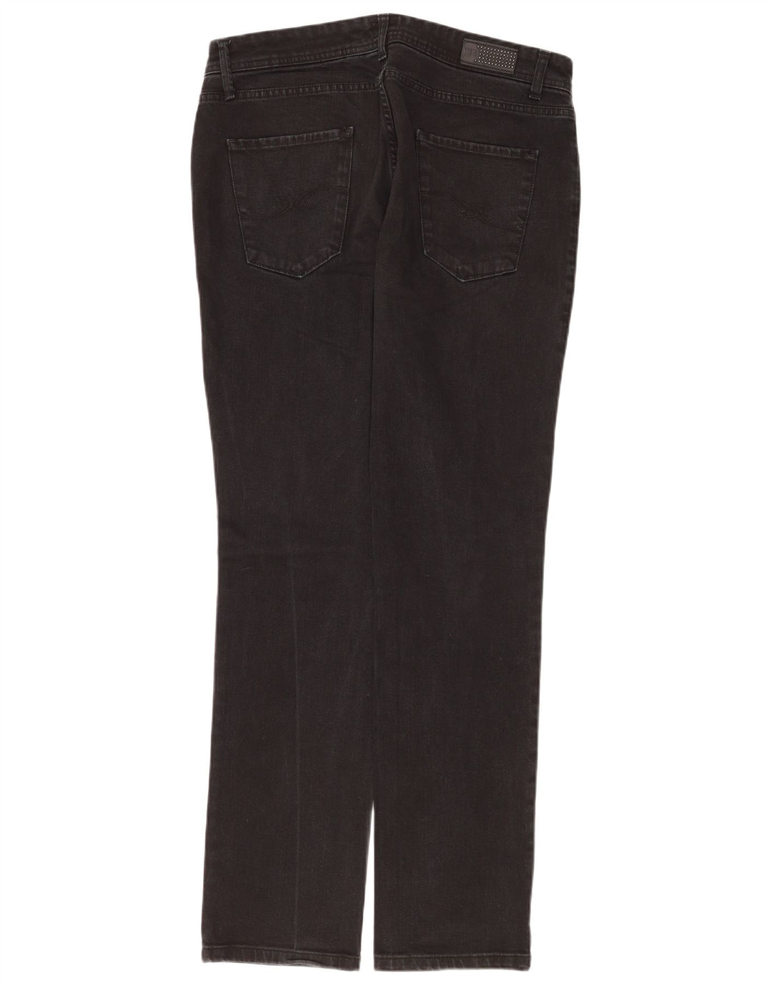 Trussardi blugi subțiri pentru femei W31 L33 bumbac negru