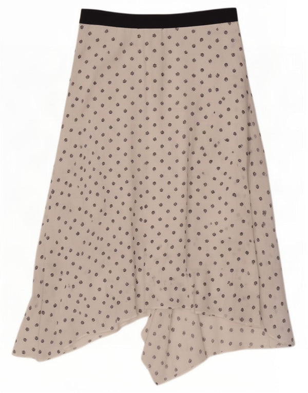 Fusta asimetrică pentru femei Marks & Spencer UK 12 Medium W30 Alb Floral