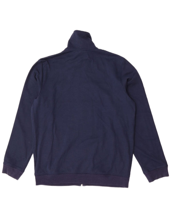 Trening pentru bărbați Adidas Top Jachetă Mediu Bleumarin Colorblock Sport