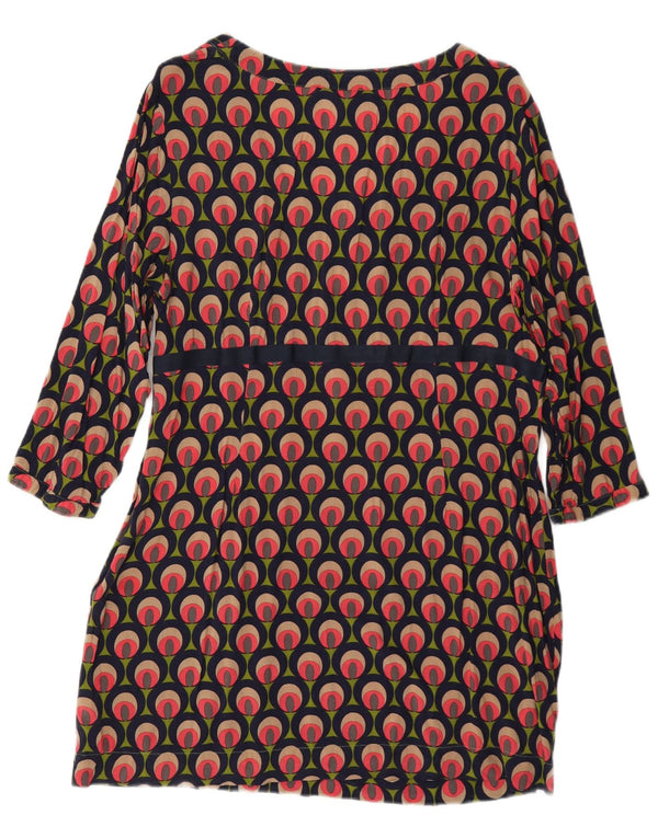 Rochie Boden pentru femei cu mâneci 3/4 în linie A UK 18 XL, multicoloră, geometrică
