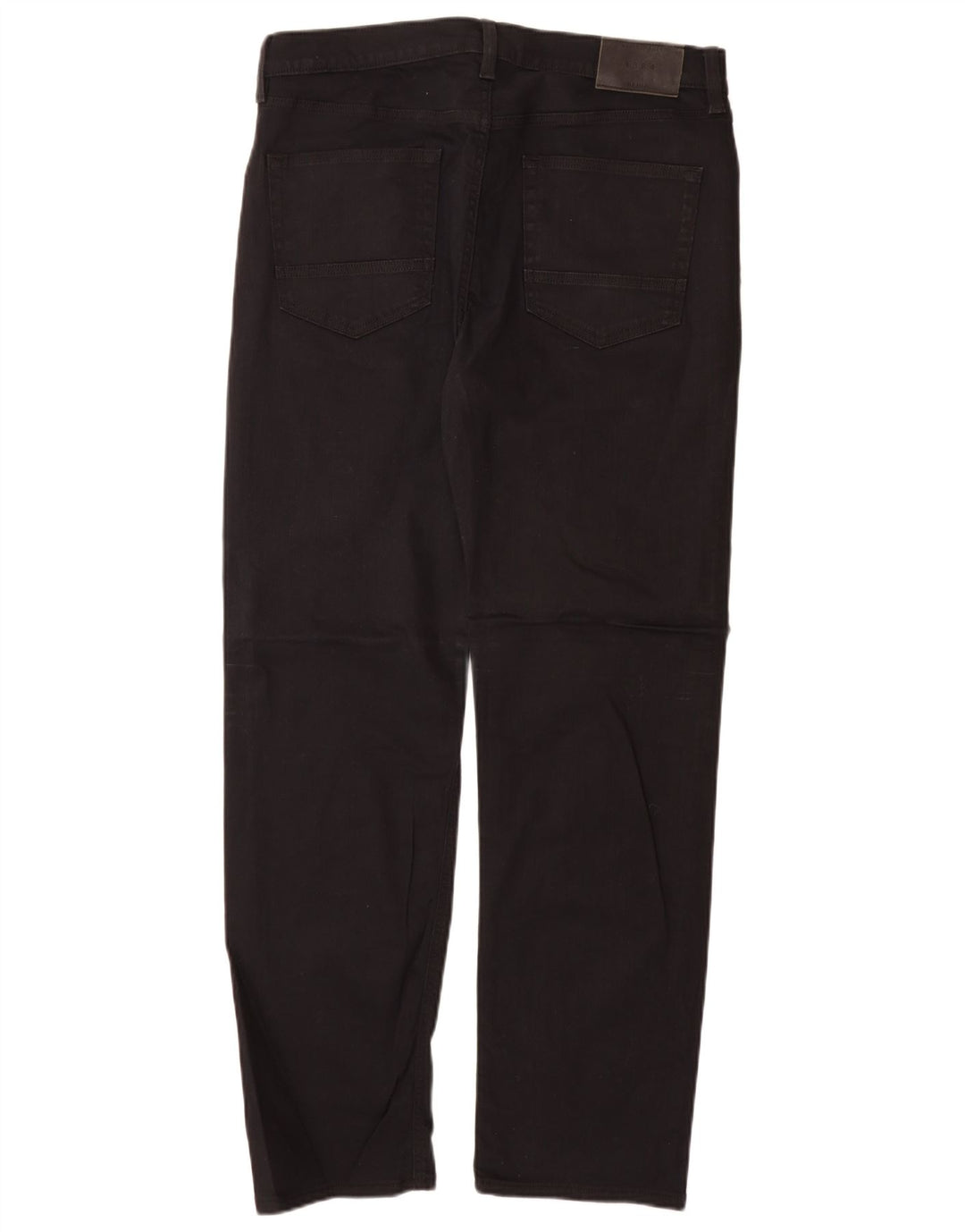 Blugi drepți obișnuiți pentru bărbați Marks & Spencer W34 L31 bumbac negru