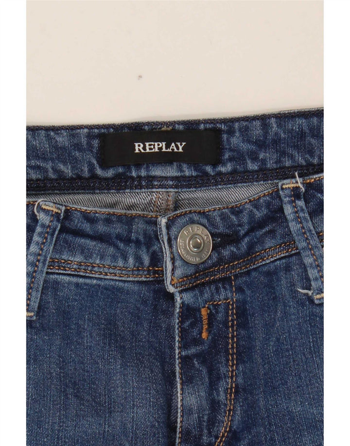 Replay blugi skinny pentru femei W29 L31 albastru