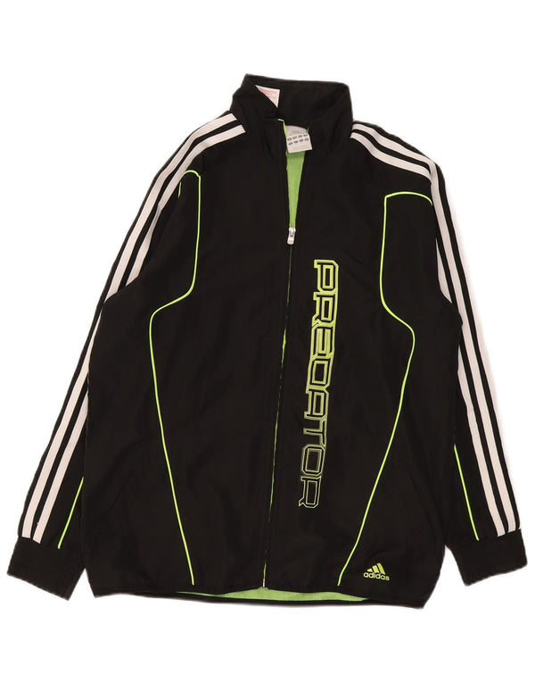 Adidas Boys Graphic Trening Top Jachetă 13-14 ani Poliester negru mare