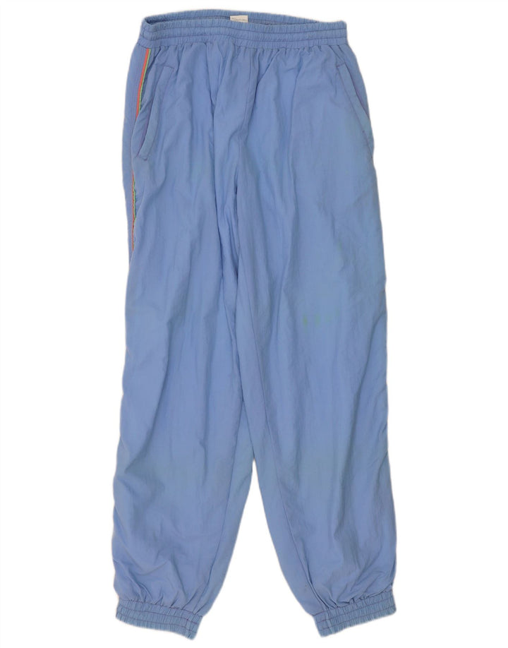 Pantaloni de trening pentru bărbați vintage Joggeri mari, albastru, poliamidă cu dungi