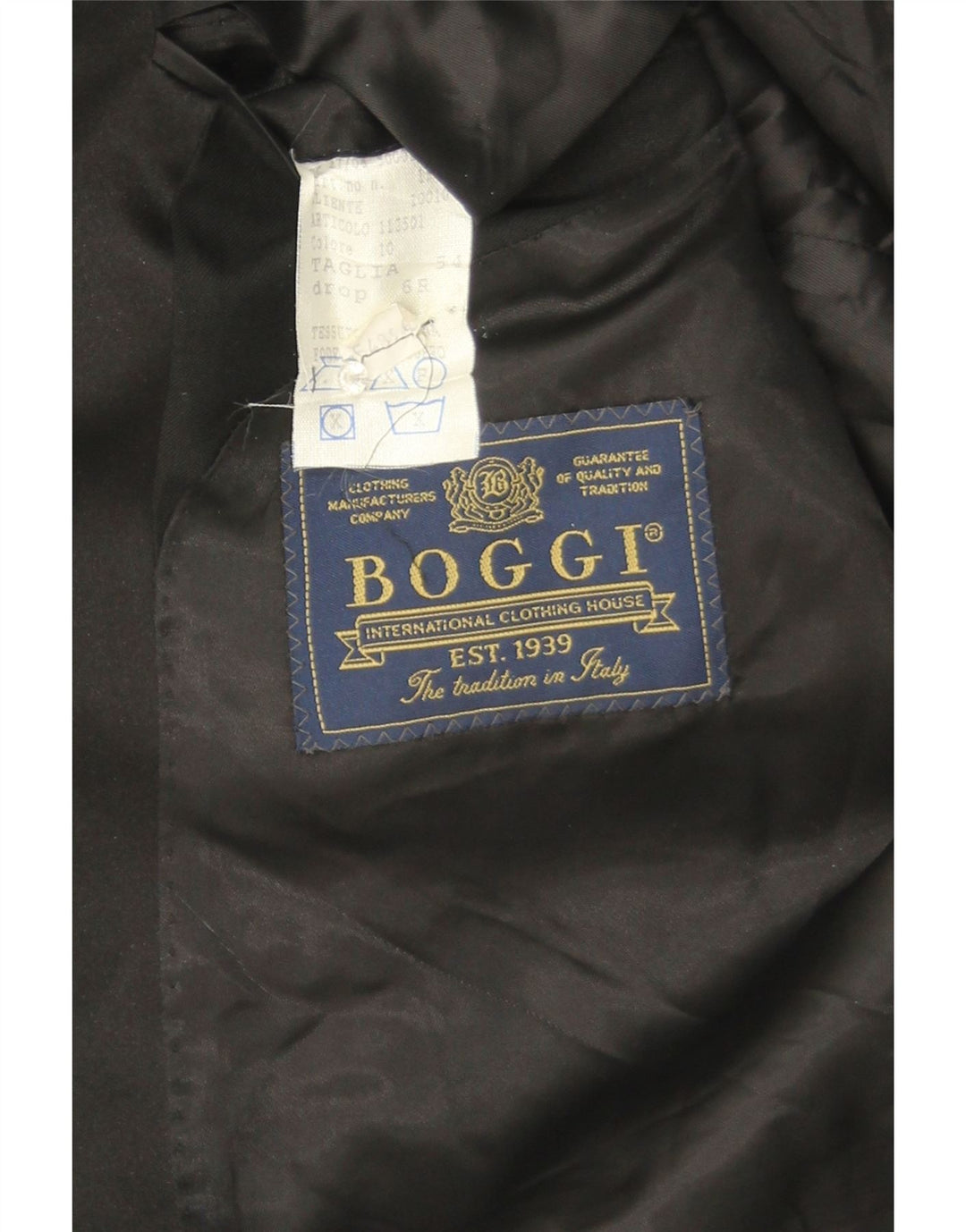 Jachetă Boggi pentru bărbați cu 1 buton IT 54 2XL Negru