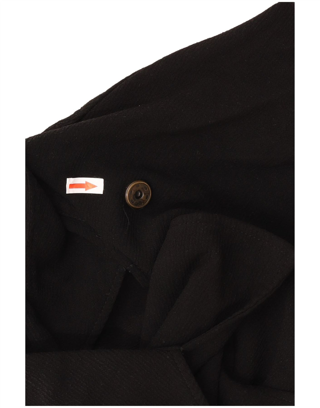 Topshop Pardesiu supradimensionat pentru femei UK 12 Poliester mediu negru