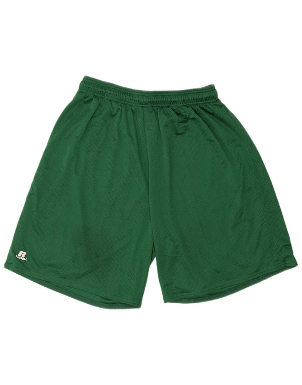 Pantaloni scurți sport pentru bărbați Russell Athletic XL, verde, poliester
