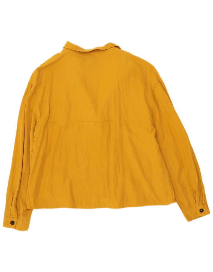 Cămașă Trafaluc pentru femei Zara UK 16 Large Yellow
