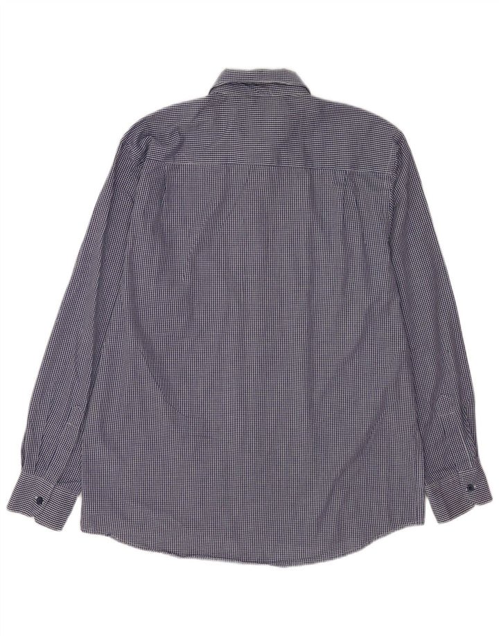 Cămașă pentru bărbați Pierre Cardin Regular Fit XL Bleumarin Poliester Gingham