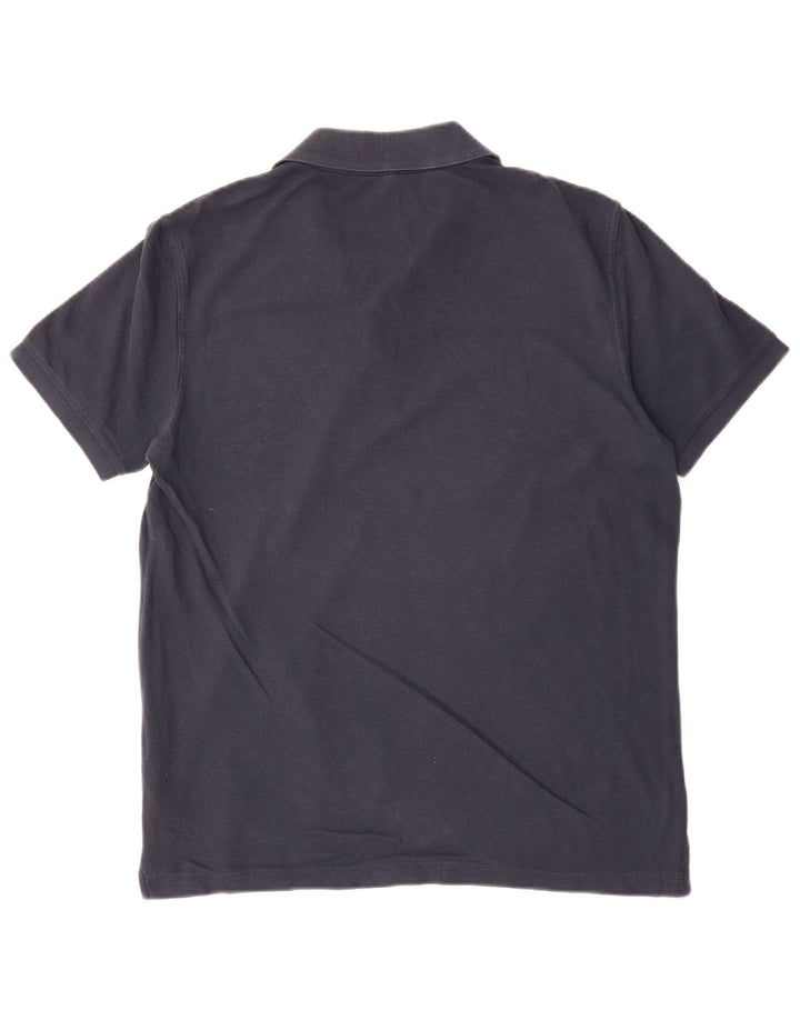 Cămașă polo pentru bărbați BENETTON, mare, bleumarin, bumbac