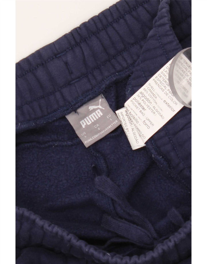 Pantaloni de trening Puma pentru bărbați, mari, albastru, bumbac