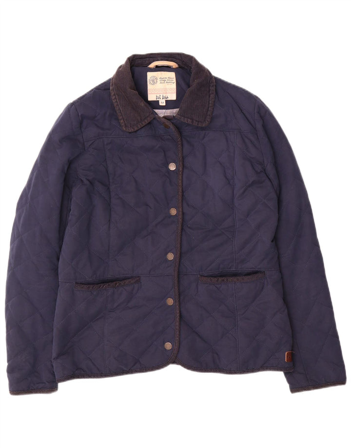 FAT FACE Jachetă matlasată pentru femei UK 12 Medium Bleumarin Poliester