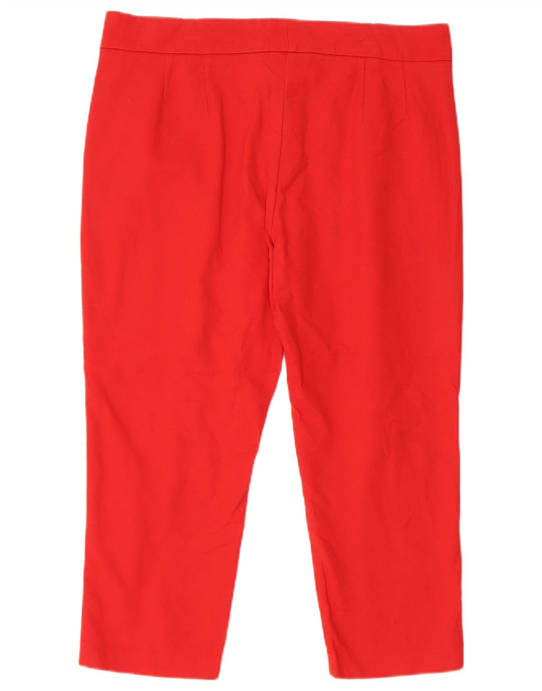 Pantaloni capri drepti pentru femei Marks & Spencer W34 L22 roșii