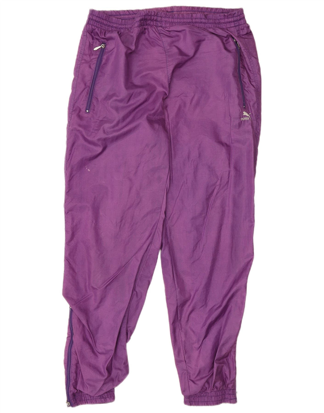Pantaloni de trening PUMA pentru bărbați Joggeri poliamidă violet mediu
