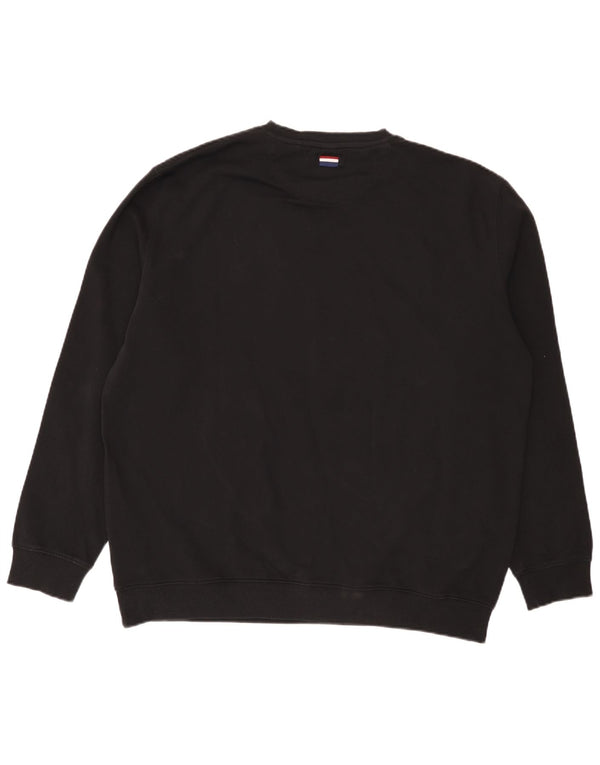 U.S. Polo Assn. Pulover pentru bărbați 3XL bumbac negru