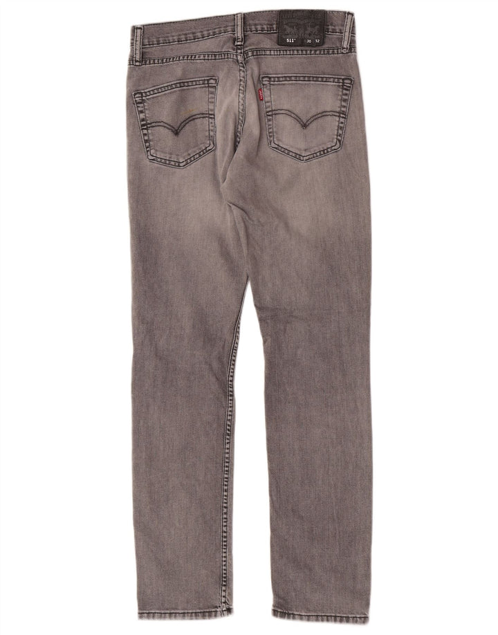 Blugi slim pentru bărbați Levi's W30 L30 bumbac gri