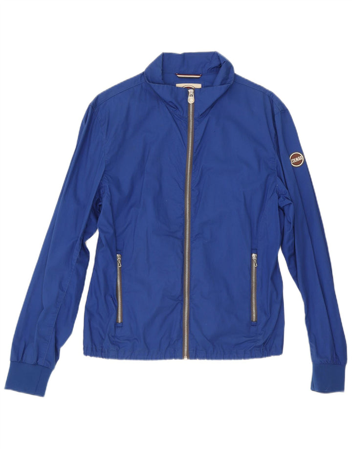 COLMAR Mens Tracksuit Top Jacket IT 46 Small Blue Polyester