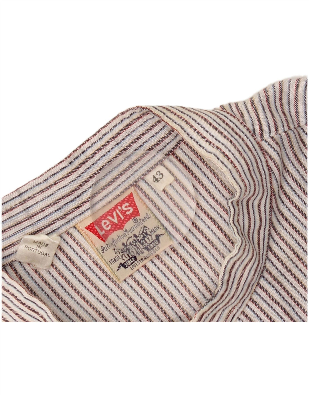 Cămașă pentru bărbați Levi's Mărimea 43 Bumbac cu dungi multicolore mare