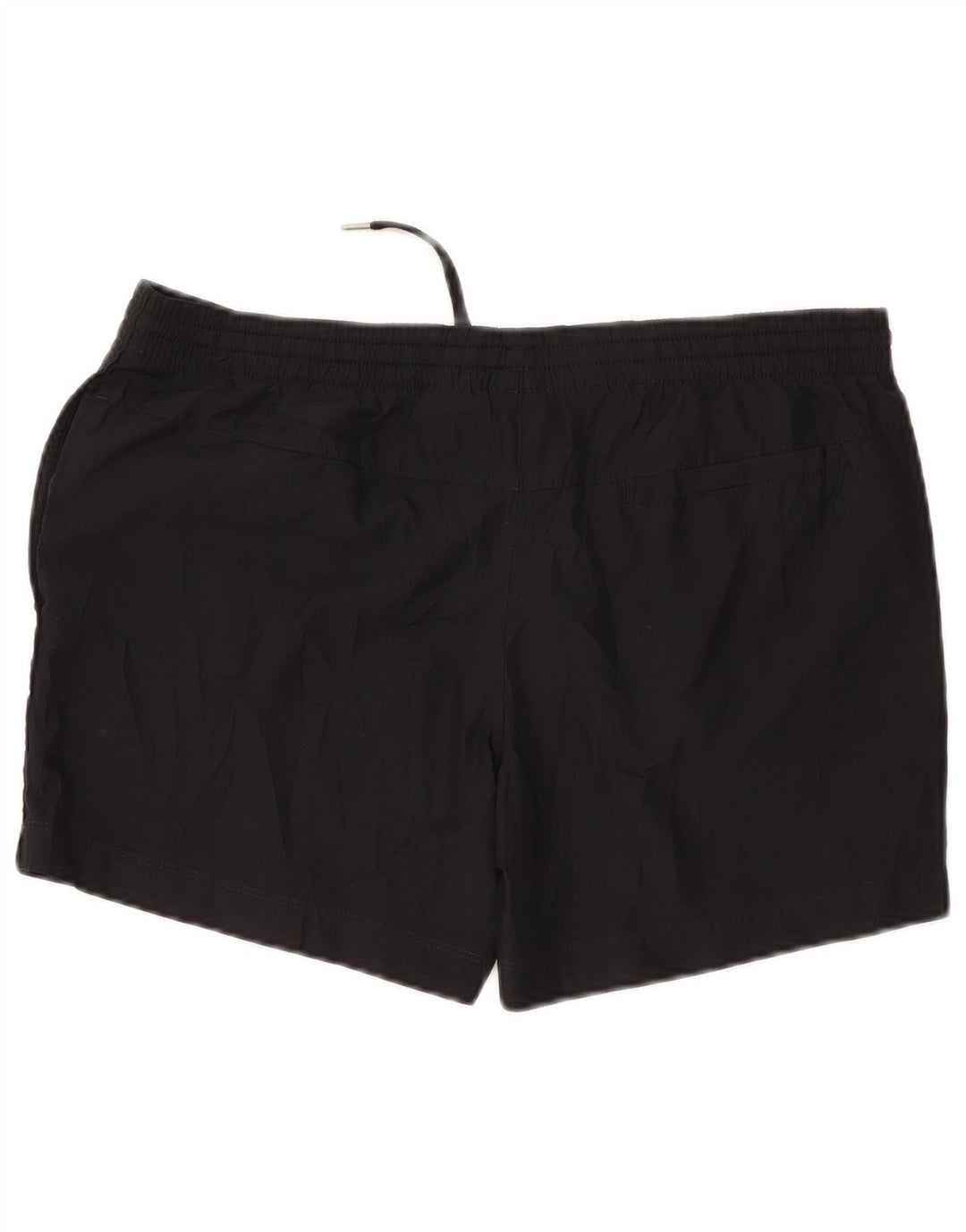 NIKE Womens Sport Shorts UK 14/16 Large  Black Polyester