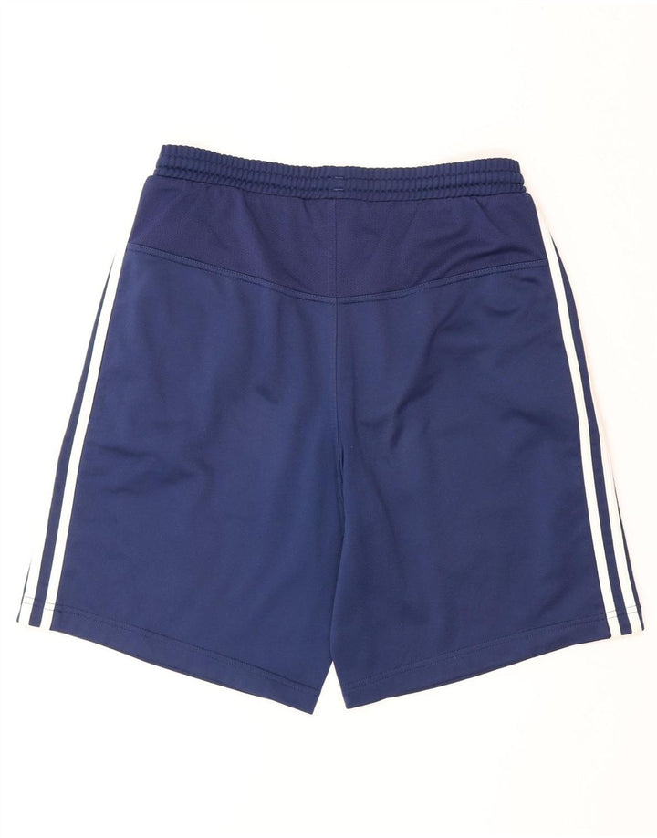 Pantaloni scurți sport pentru băieți Adidas 15-16 ani, bleumarin, poliester
