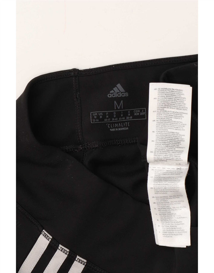 Leggings Climalite pentru femei Adidas UK 12/14 Poliester mediu negru