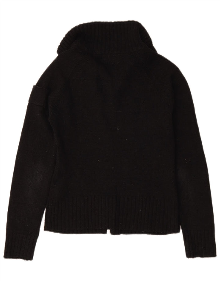 Pulover cardigan pentru femei Zara UK 12 Medium Bleumarin Acrilic