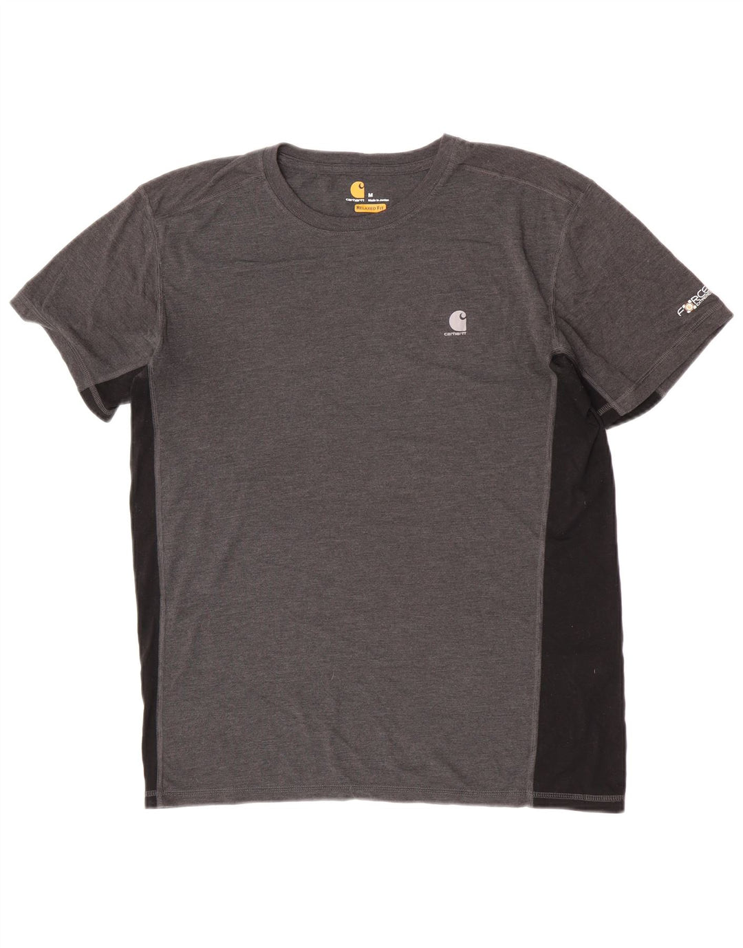 Tricou Carhartt pentru bărbați, cu croiala relaxată, top, gri mediu, poliester color bloc