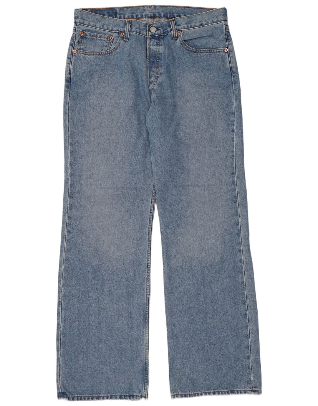 Blugi pentru bărbați Levi's 527 Bootcut W34 L32 Bumbac albastru