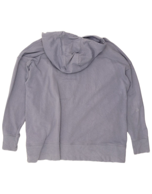 Pulover Dkny pentru femei, cu fermoar, UK 16, mare, albastru, bumbac