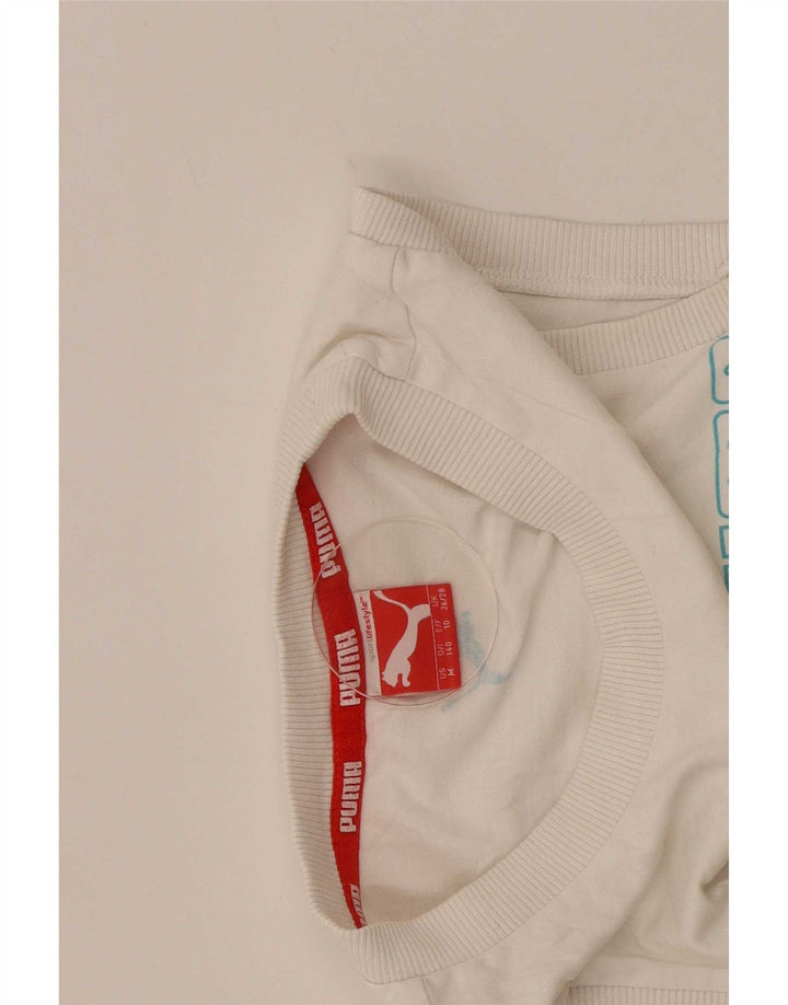 Vesta grafică Puma pentru băieți, 9-10 ani, cu pete albe