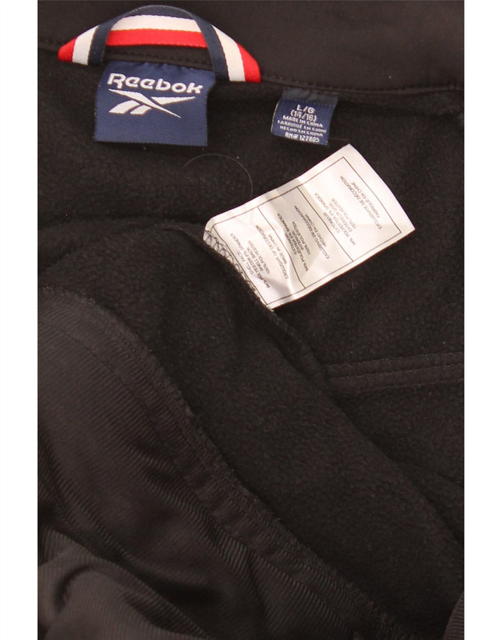 Jachetă Windbreaker pentru băieți Reebok 14-15 ani, mare, neagră