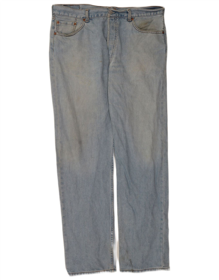 Blugi drepti pentru bărbați Levi's 501 W38 L34 Bumbac albastru