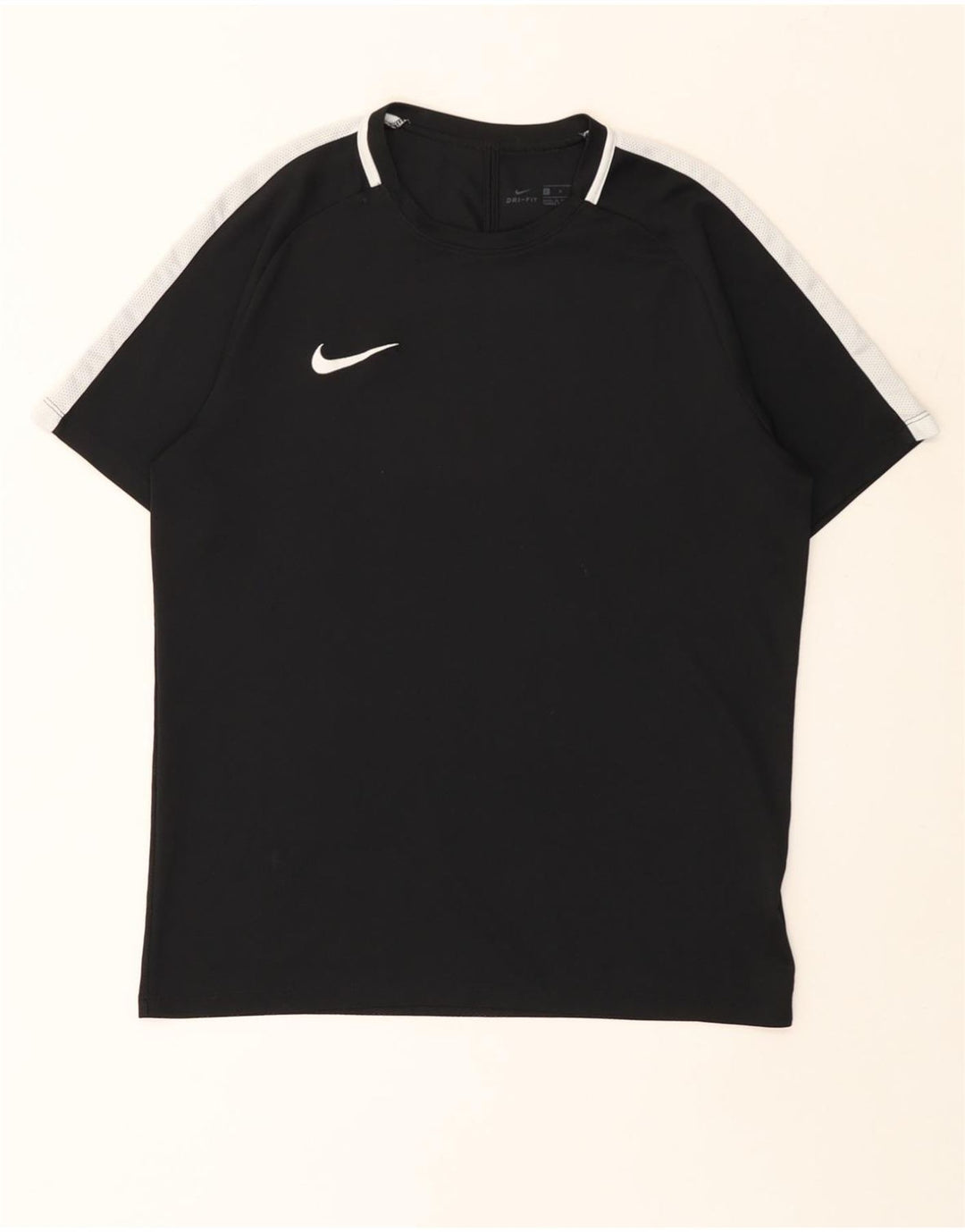 Tricou NIKE Dri Fit pentru femei Top UK 16 mare, negru, poliester color bloc