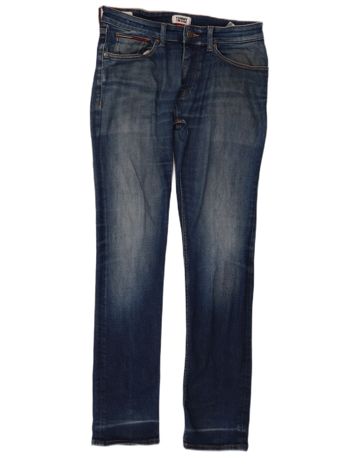 Blugi slim pentru bărbați Tommy Hilfiger W31 L32 bumbac albastru