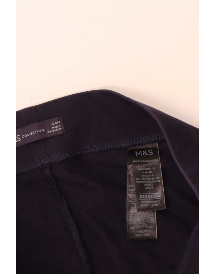 Leggings pentru damă Marks & Spencer UK 12, mediu, bleumarin, bumbac