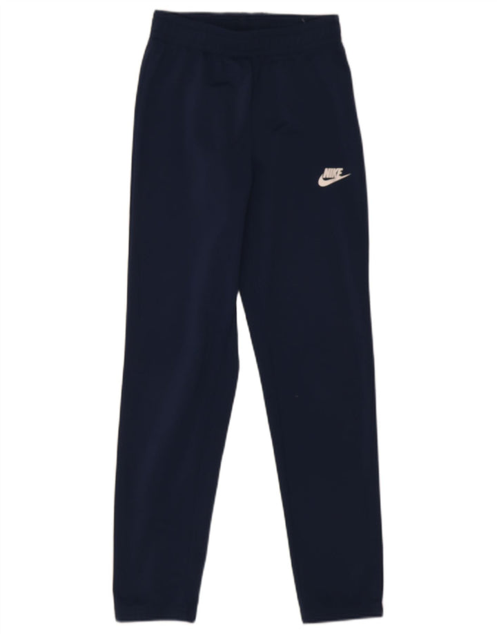Pantaloni de trening Nike pentru băieți 10-11 ani Poliester mediu albastru bleumarin