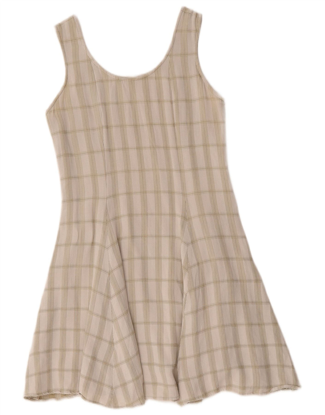 Rochie leagăn fără mâneci pentru femei Bagutta IT 40 Small Green Check