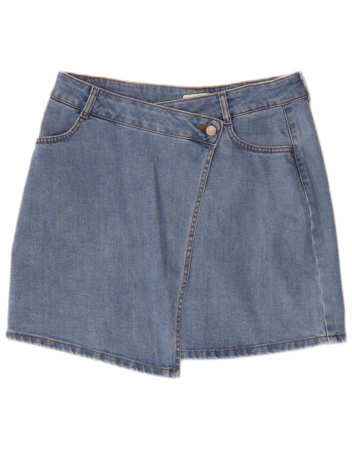 Fusta de blugi pentru femei Carrera Medium W30 Bumbac Albastru