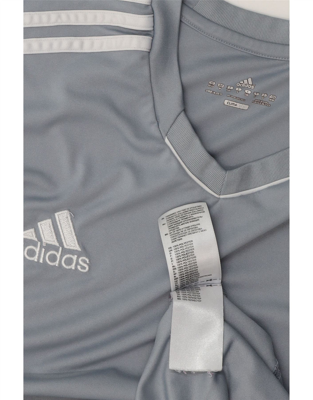 ADIDAS Climacool Vest Top pentru bărbați UK 40/42 Medium Blue Colorblock Poliester