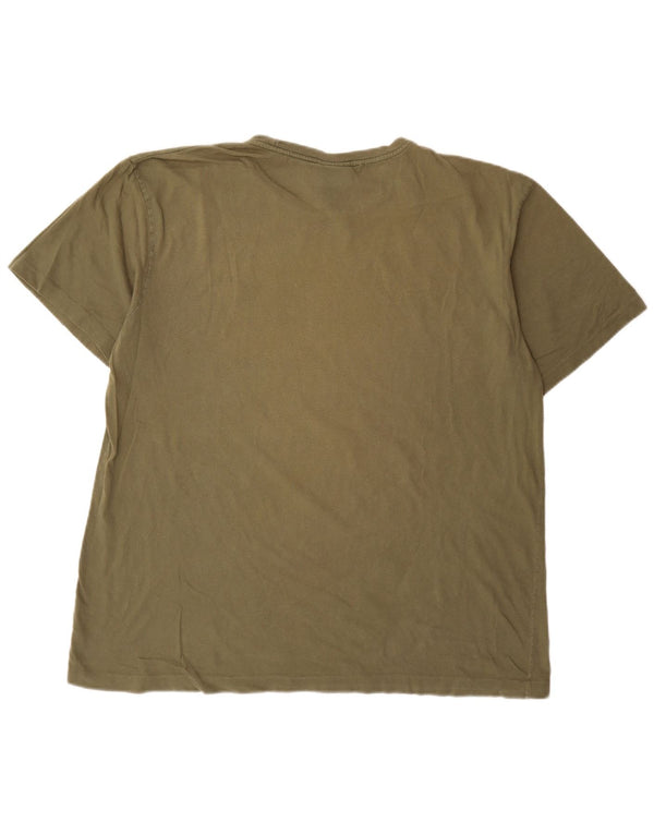 Tricou Polo Ralph Lauren pentru bărbați Top mare din bumbac kaki