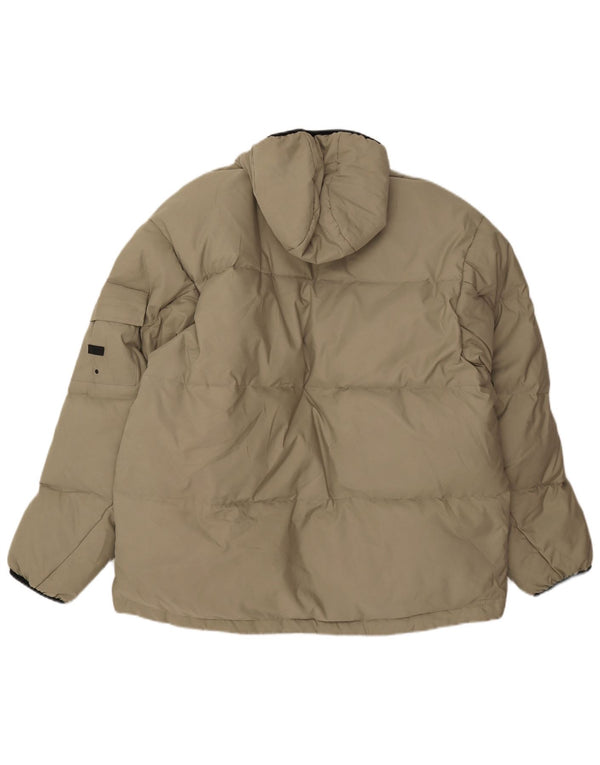 PEPE JEANS Jachetă căptușită cu glugă pentru bărbați UK 40 Poliester verde mare