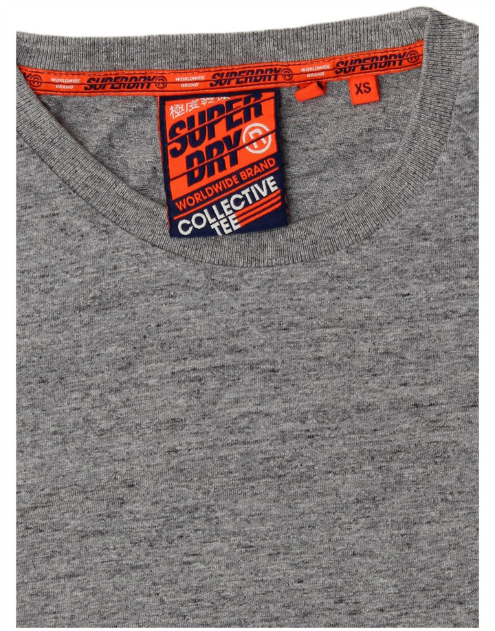 Tricou pentru bărbați Superdry Top XS bumbac cu pete gri