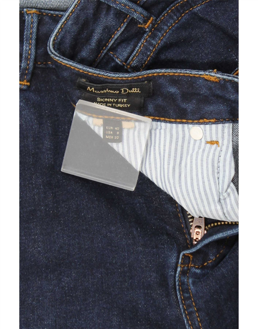 Blugi skinny Massimo Dutti pentru femei EU 40 Medium W30 L29 Bleumarin